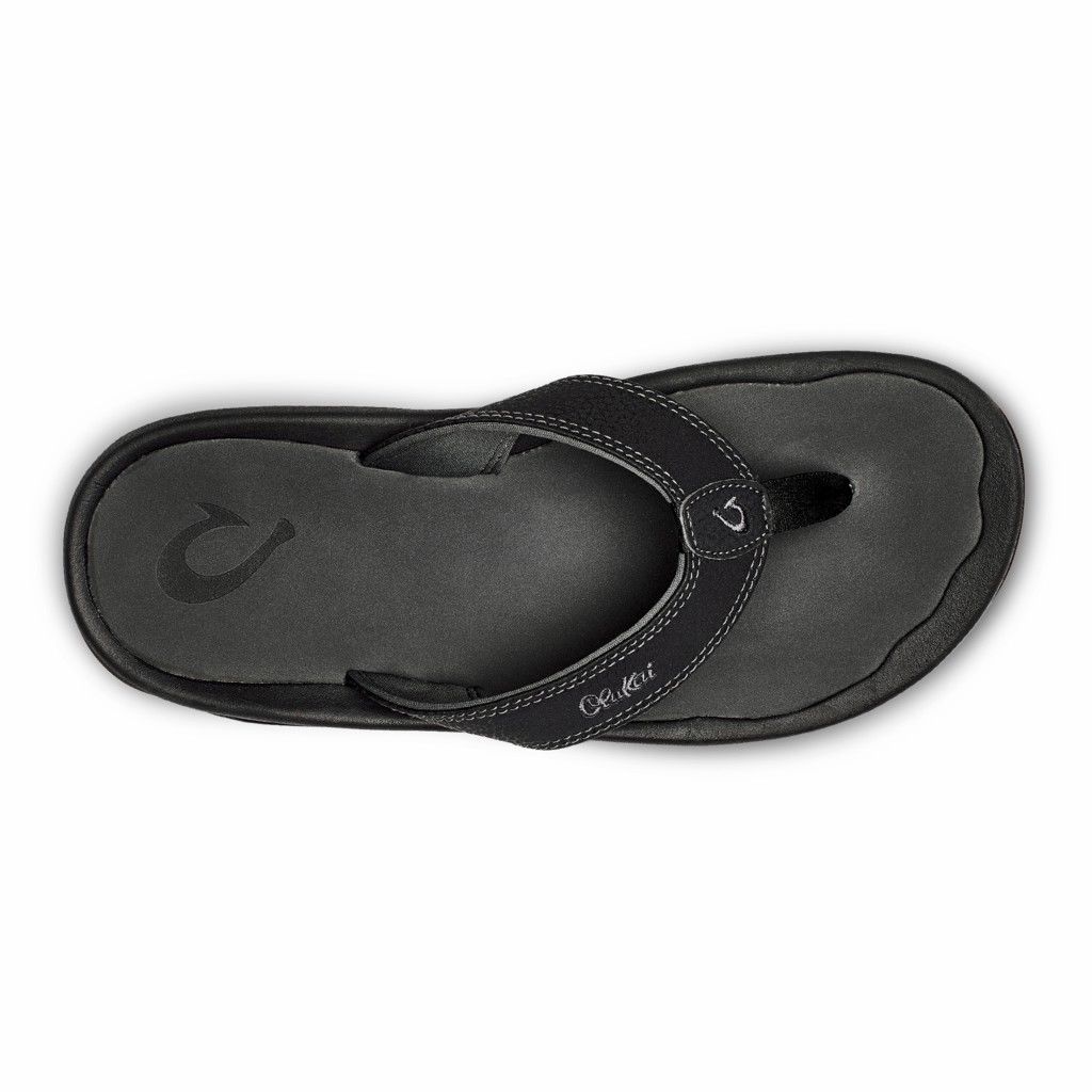 Sandalias Olukai ‘Ohana - Chanclas Hombre Negros 20694-821